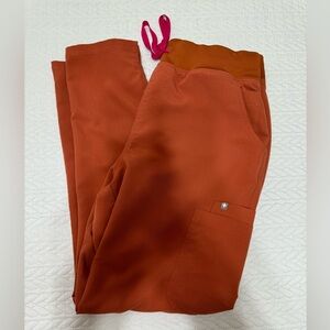 Women’s terracotta high waisted yola tall skinny scrub pant - tall